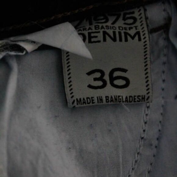 Zara Basic Z1975 Polka Dot Skinny Jeans EU 36 4 - Picture 6 of 6